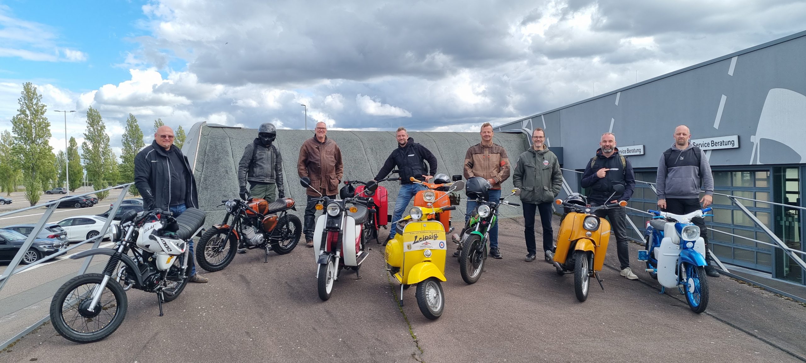 teilnehmerfoto nach ausfahrt vor nl